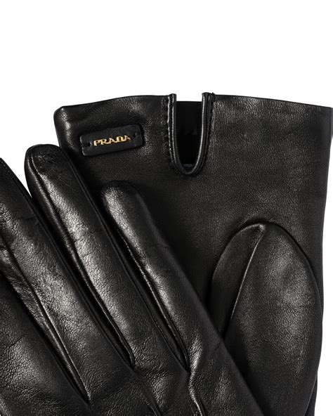 leather prada gloves|prada gloves for women.